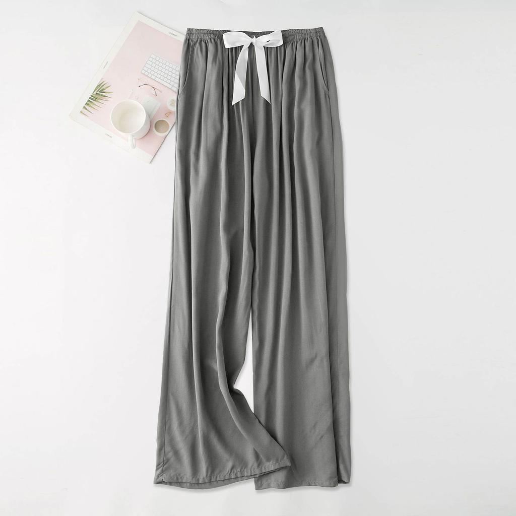 Women's Casual Fashion Sleep Pants Loungewear Pants Wearable As Outerwear High-Waisted Pants