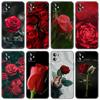 Чехол для телефона с цветами красной розы для iPhone Samsung Galaxy Redmi Xiaomi Oppo OnePlus Note SA 7 8 9 10 11 12 13 14 20 21 22 23 53 54 Pro Max Plus Ultra