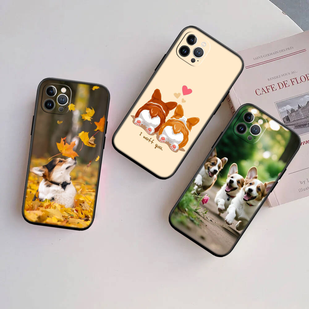 Cute Corgi dog New Phone Case for Samsung S20 S21 S22 S23 S24 FE Ultra Plus Lite S21S A07 A17 A36 A37 A55 A57 F06 F16 M06 M16 M56