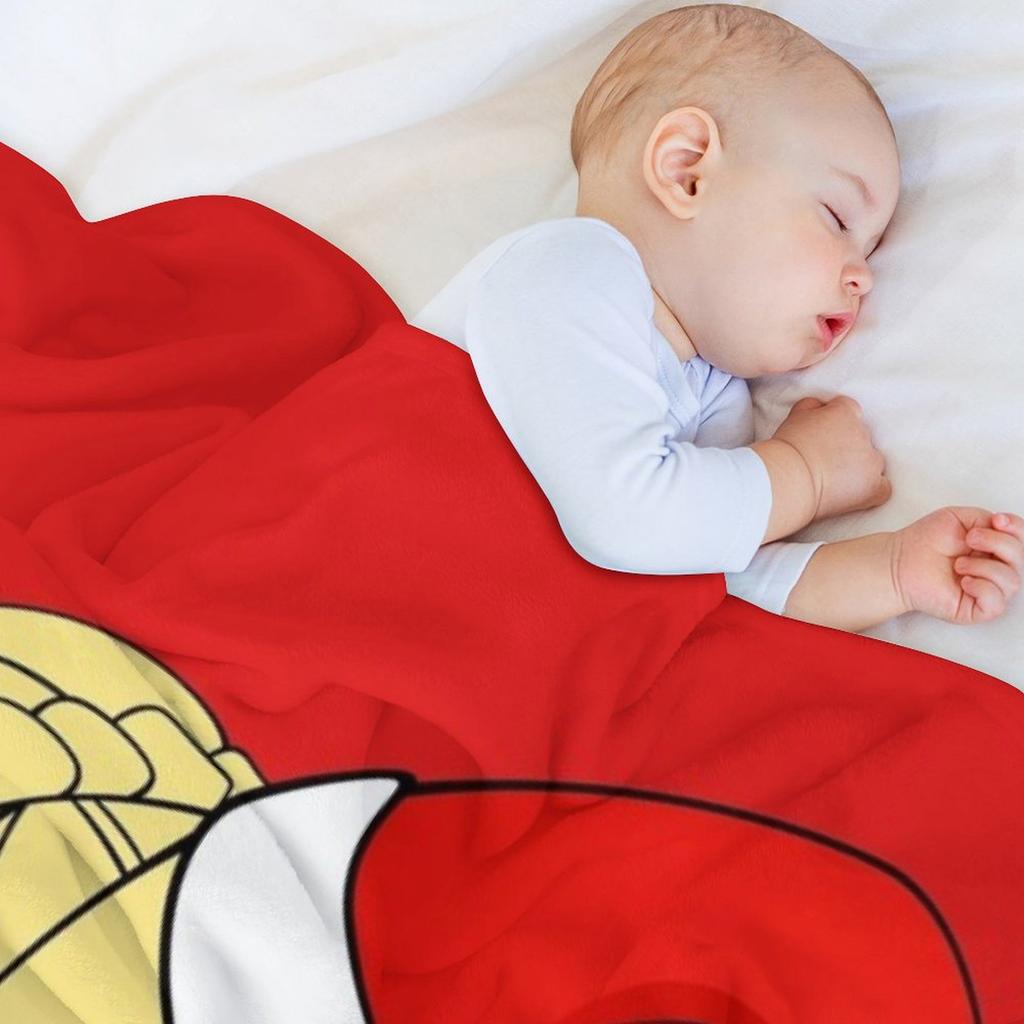 Padoru Throw Blanket Flannel Baby Bed Fashionable Cute Blankets