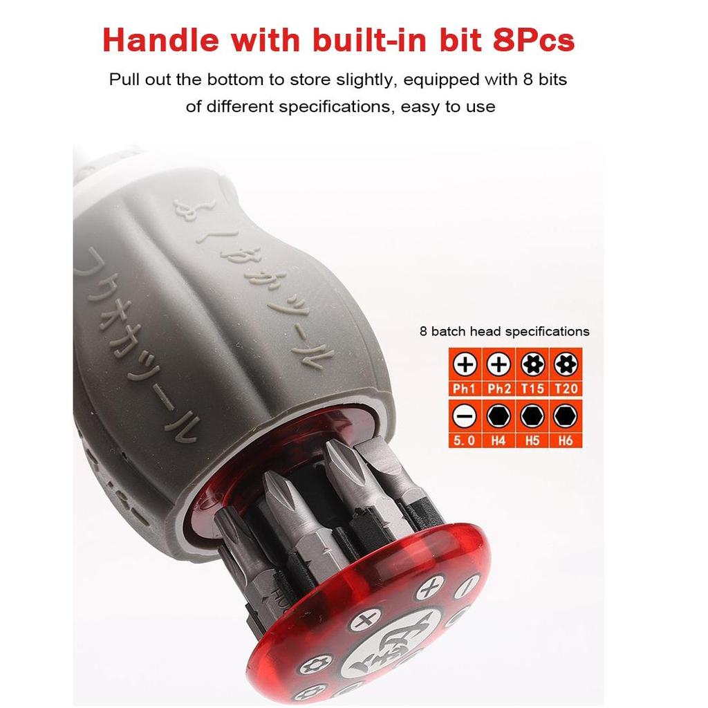 Мини-прецизионная отвертка с храповым механизмом, многоугольный комбинированный набор, 8 в 1, магнитные многофункциональные инструменты, экономичный инструмент для ремонтаAA