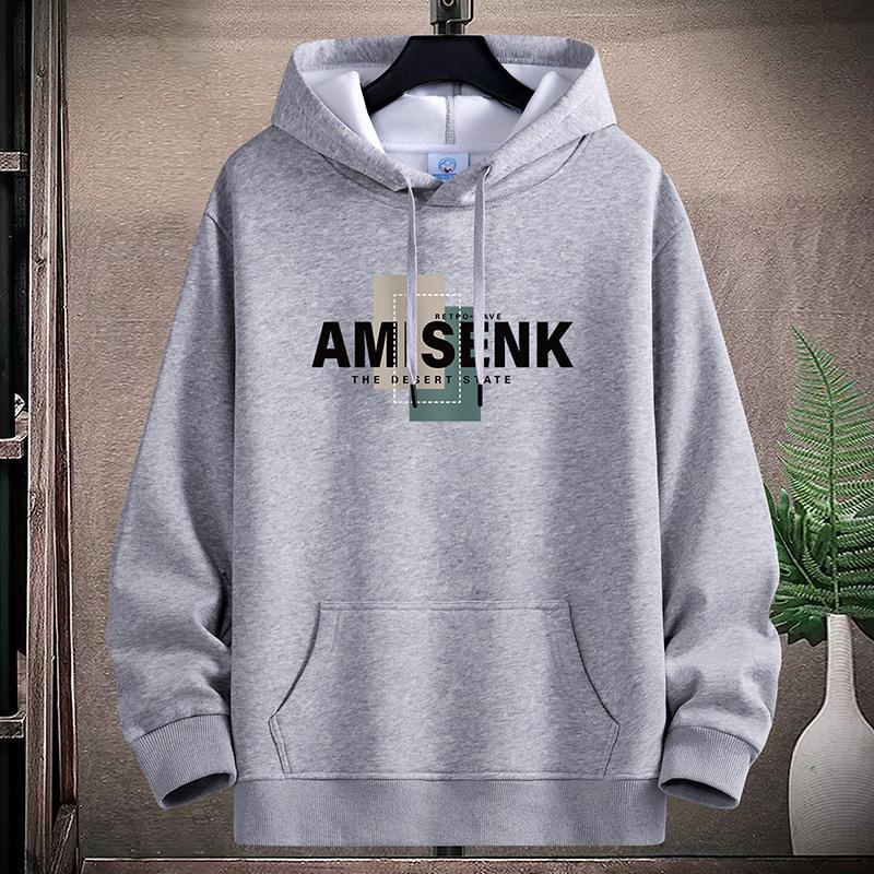 Мужская толстовка с капюшоном, спортивная рубашка, пуловеры больших размеров для мальчиков M-5XL