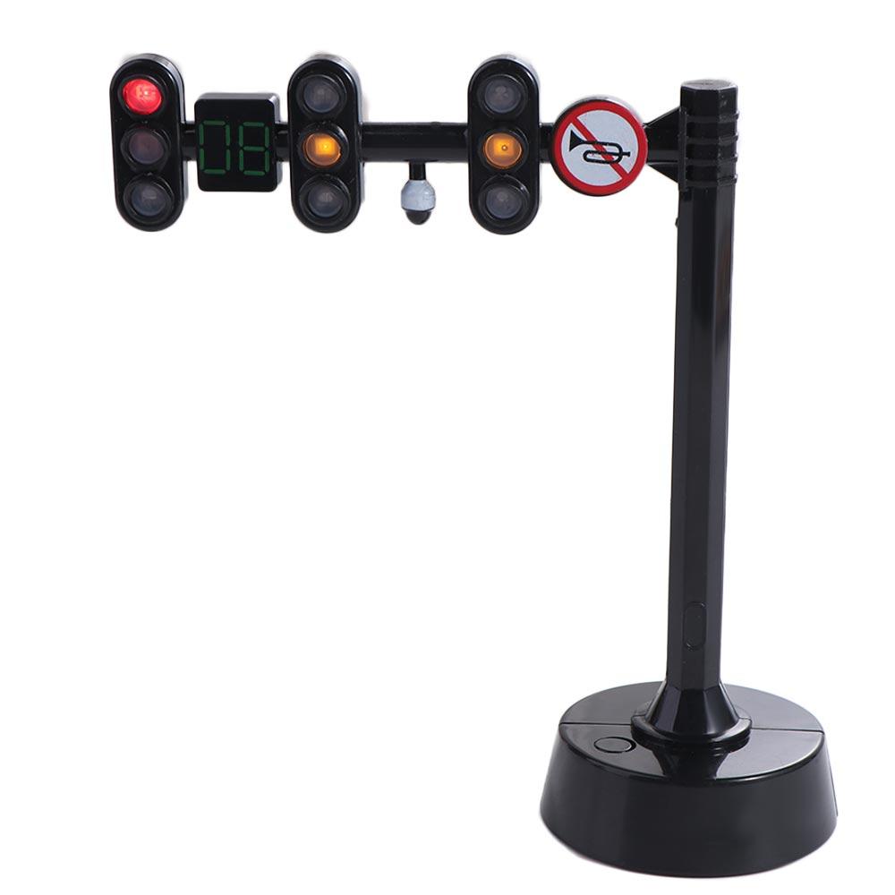 Safety Traffic Toy Light Signs Mini Traffic Light Building Blocks Mini Stop Model Toys  Kids Gift