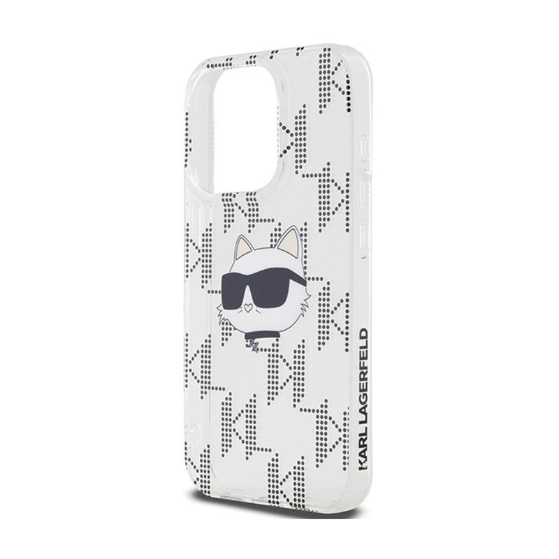 Karl Lagerfeld Iml Choupette Head & Monogram - Etui Iphone 15 Pro Max (Przezroczysty)