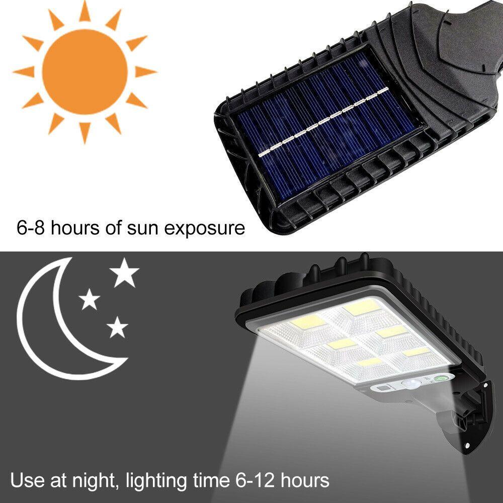 Outdoor Lighting Security Street Outdoor 600W Motion Sensor LED Solar Lamp Wall Light