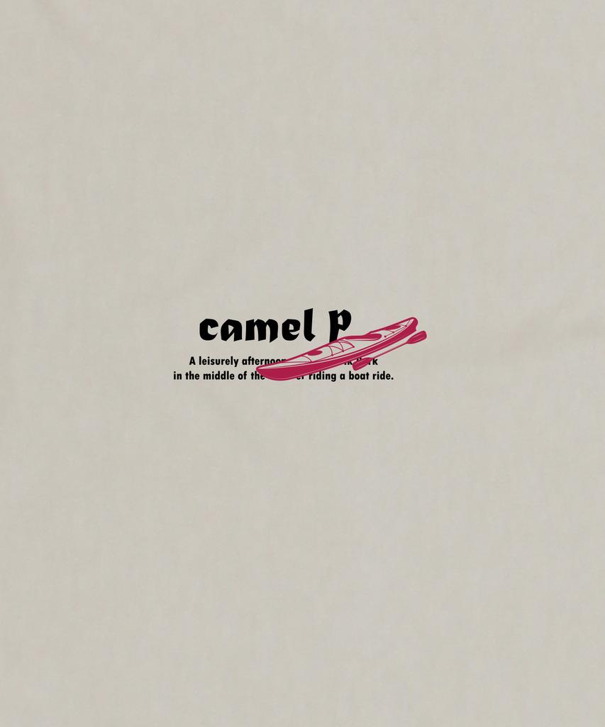 CAMEL WORK Футболка с коротким рукавом (Бежевый Серый)