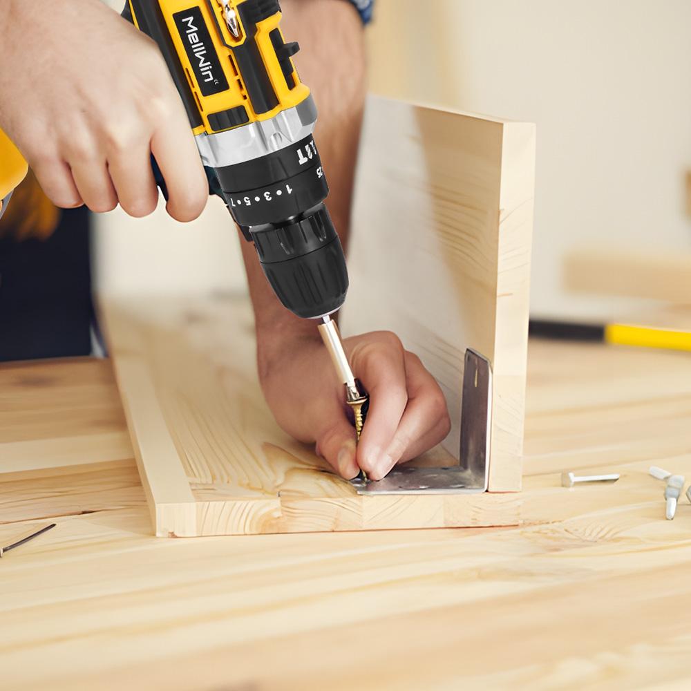 MELLWIN 25+3 крутящий момент электрическая ударная дрель многоцелевой аккумуляторный электрический шуруповерт DIY электроинструмент для Makita 18V аккумулятор