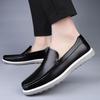 All-match New Flats Genuine Leather Men Casual Shoes Classic Mens Breathable Loafers High Quality Mens Slip On Driving Shoes