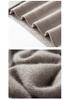 Women's Cashmere Half-High Neck Sweater - Warm Knitted Base Layer for Autumn & Winter