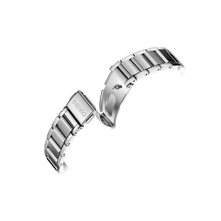 Seiko Мужские кварцевые часы Серия Casual Business Модные кварцевые часы Стальной ремешок Женские часы Синие SWR033P1