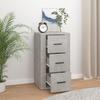 Sideboard Concrete Grey 40 x 33 x 70 cm Particleboard
