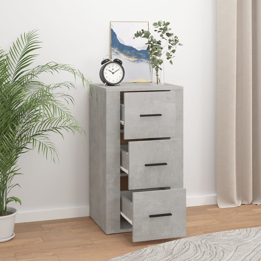 Sideboard Concrete Grey 40 x 33 x 70 cm Particleboard