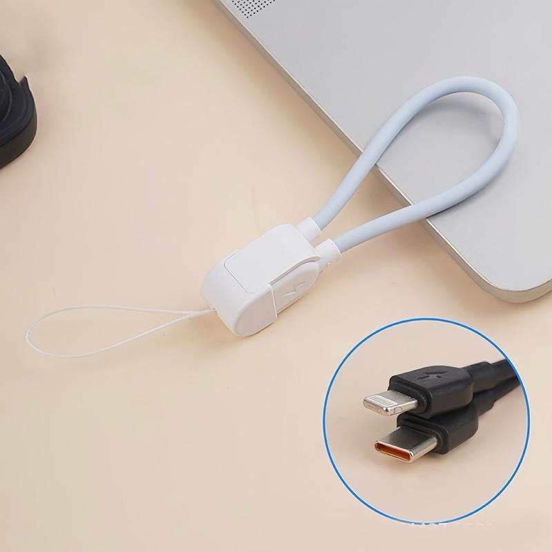 Кабель Type-C для быстрой зарядки Usb-C Короткий брелок Кабель для передачи данных Для Lightning Для iPhone Для Android Мобильный телефон Планшет Аксессуары