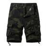 Men's Summer Multi-Pocket Cargo Shorts Men's Casual Fashion Camouflage Loose Cargo Shorts