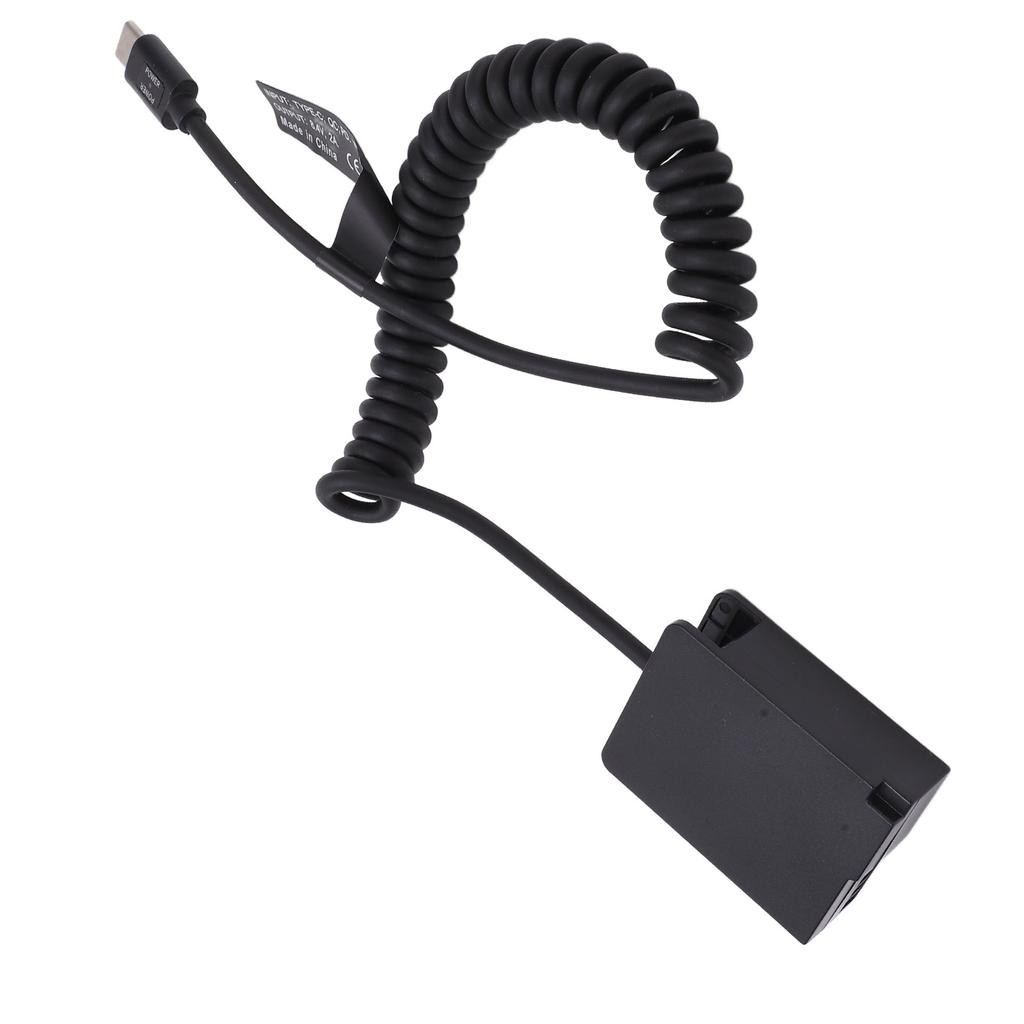 Тип C DMWDCC8 Полностью декодированный адаптер-муфта для аккумулятора-пустышки с гибким пружинным кабелем для камеры G5