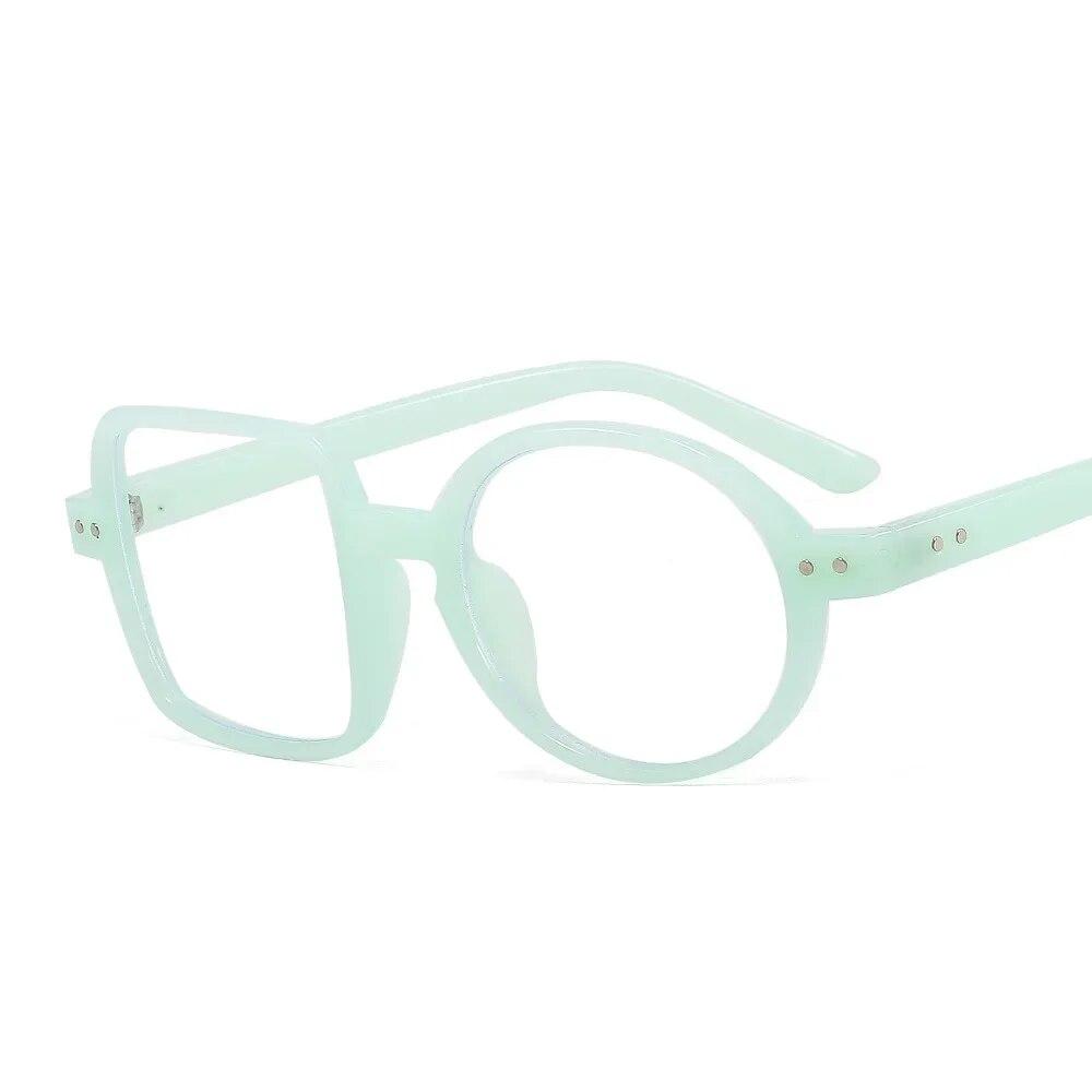 Fashion Round Glasses Frame Women Men Clear Lens Square Glasses Optical Spectacle Goggles Female Eyeglass