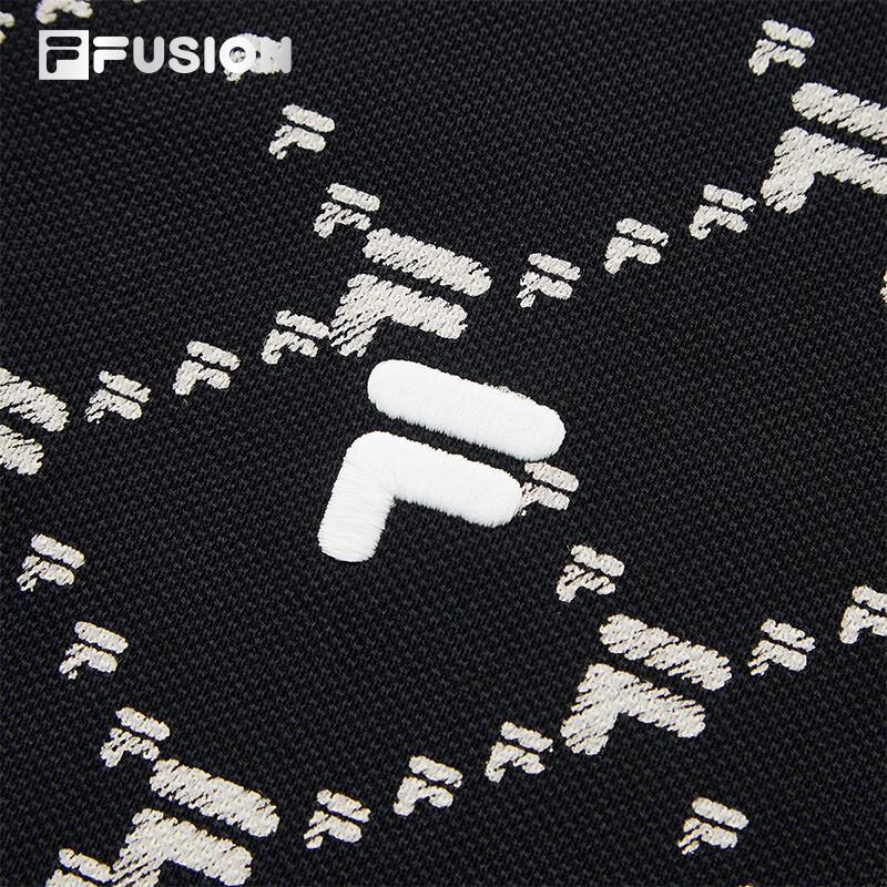 Fila Женское вязаное платье-поло с полным принтом