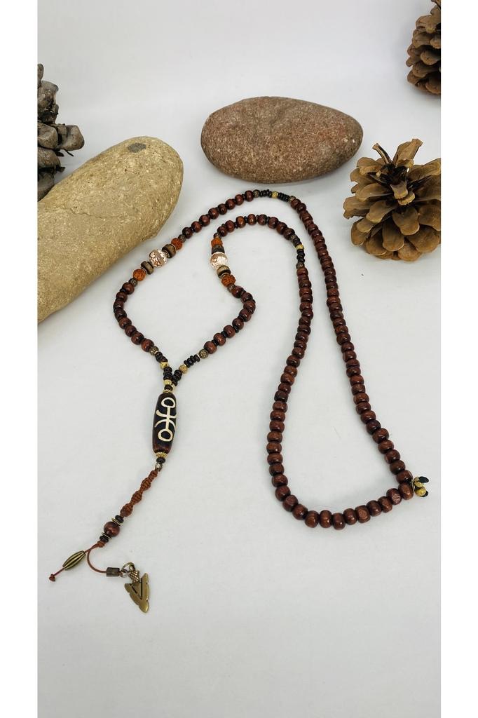 Подарок на день рождения, этническое подлинное хиппи, богемное модное ювелирное ожерелье ручной работы