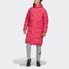 Adidas Длинный пуховик с капюшоном Мужская Верхняя одежда Светло-малиновый GK0663