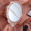 Легко переносить резное маленькое зеркало с высоким разрешением портативное туалетное зеркало ручное зеркало для спальни