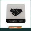 Acrylic Creative Signage Reception Room Sign Wall Label Sticker Warning Badge for Office Places Commercial institutions Hotels Government departments