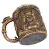 Beer Mug Stainless Steel Resin Double Layered High Temperature Resistant Pirate Pattern Beverage