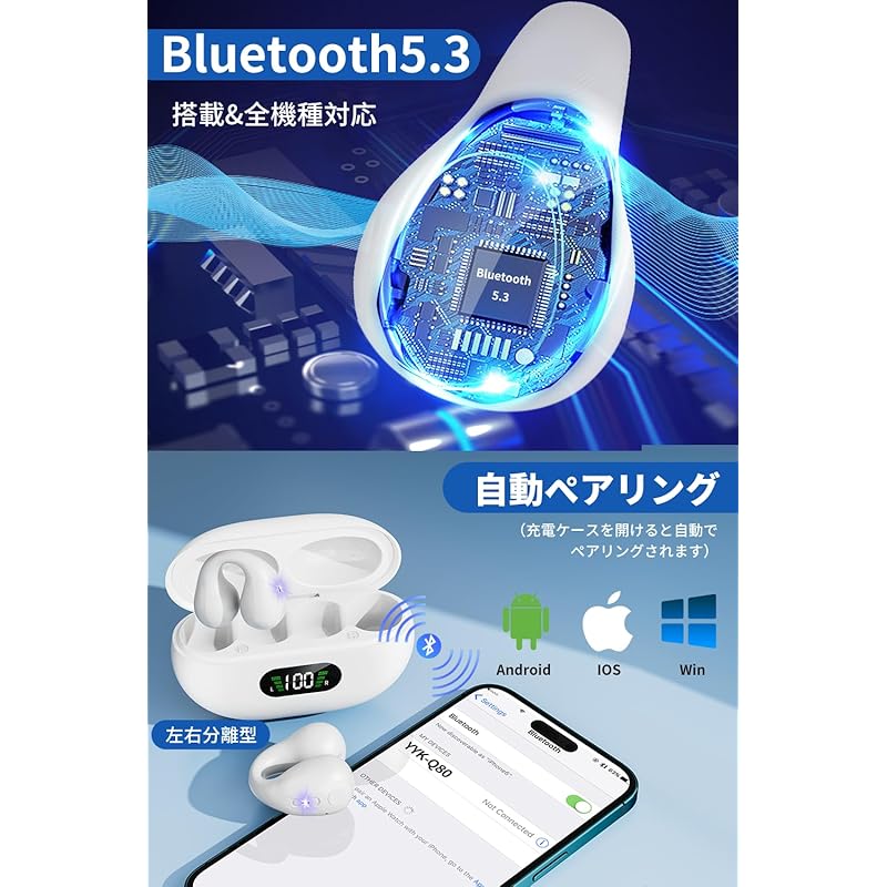 [2025 Последний переводчик-наушник] наушники-манжеты беспроводные наушники Двусторонний синхронный перевод Машина-переводчик высокой точности