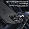 For iPhone 13 Pro Max Phone Case PU Leather Coated PC+TPU Deer Pattern Cover