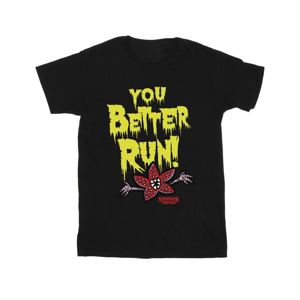 Netflix Mens Stranger Things You Better Run T-Shirt