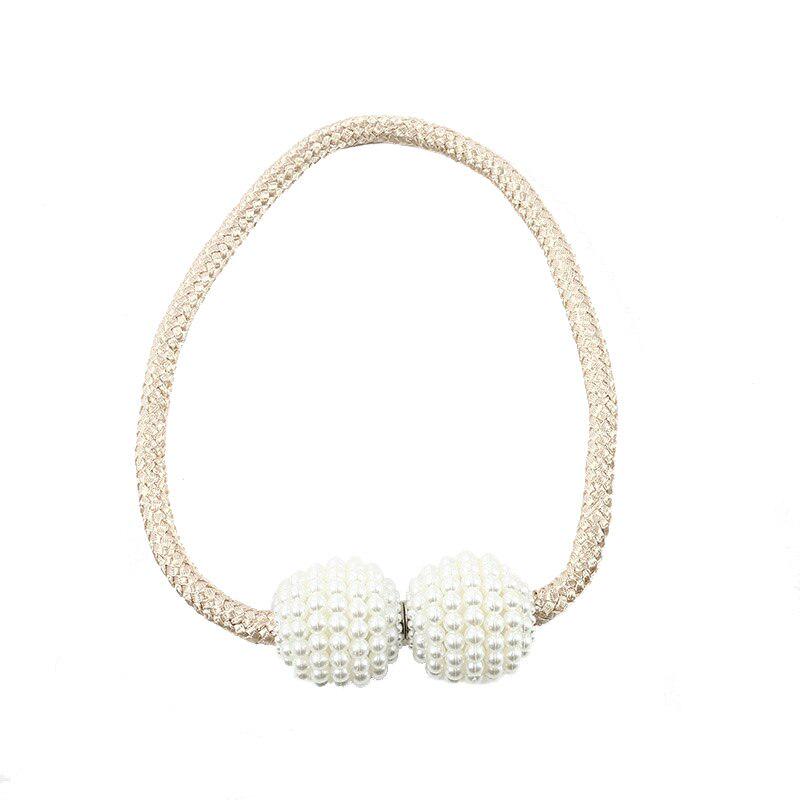 Pearl Magnet Curtains Buckles Modern Window Curtains Magnetic Tieback Holder Clips Holdbacks Curtain Strap Accessories