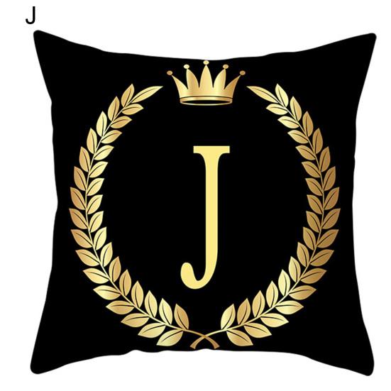 Наволочки декоративные, не раздражающие кожу, моющиеся, черные, золотые, наволочки для подушек для дома