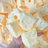 Сырный Шар Корочка Сжать случайный цвет1шт Снятие Стресса Сырный Кубик Fidget случайный цвет1шт Симулированный Сыр Сенсорный случайный цв