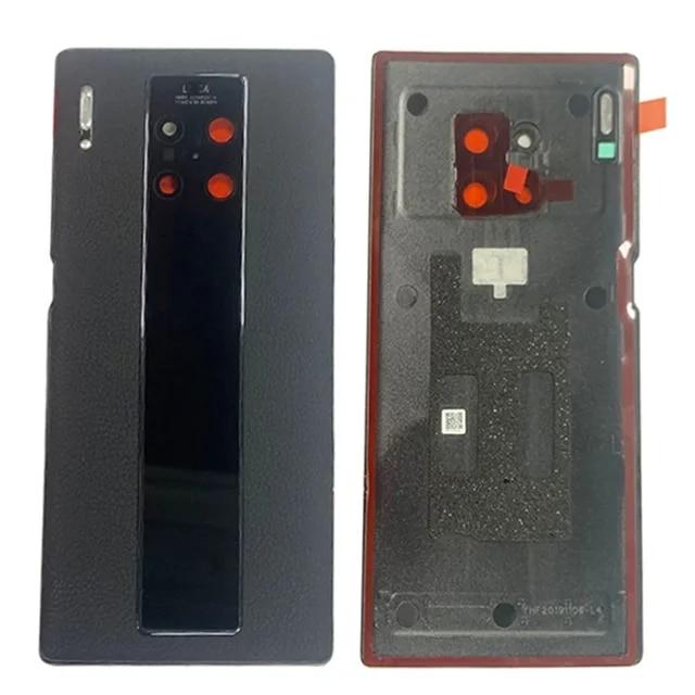 Крышка батарейного отсека, задняя дверь, корпус для Huawei Mate 30 RS, задняя крышка с логотипом объектива камеры, запасные части