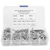 200Pcs Hex Socket Cap Head Screw 304 Stainless Steel Boxed Hardware Accessories M3