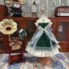 HAMRETHYPPZ 14 16 13 BJD Кукла на шаровых шарнирах Платье для куклы Костюм для куклы Наряд горничной Платье для куклы на шаровых шарнирах Кукла для переодевания Платье принцессы, Зеленая юбка принцессы,