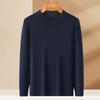 100% precision spun wool&anti shrink machine washable men's wool with four flat and thick air layer in autumn and winter