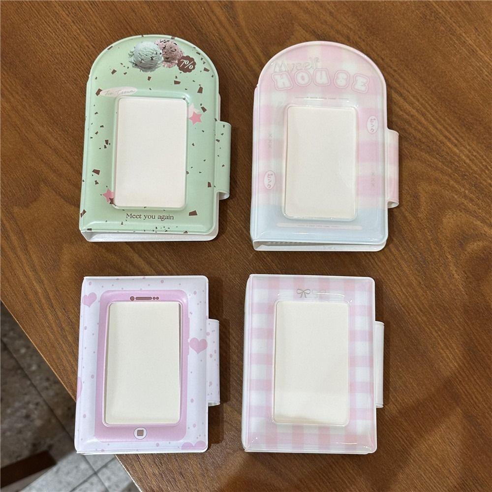Cute 3 inch Kpop Album Mini Gift Idol Photo Holder 32 Pockets Photocard Holder