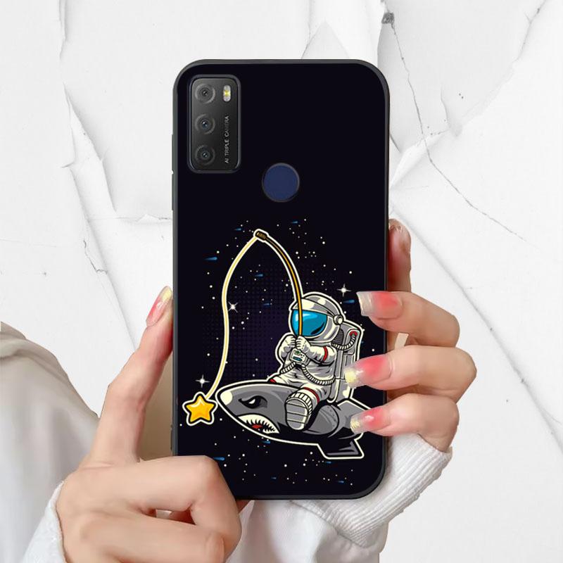 For Alcatel 1S 2021 Case 6025H 6025D Fashion Silicone Soft TPU Phone Cover For Alcatel 1 S 2021 1S(2021) Case Funda Coque Bumper