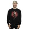 Marvel Mens Black Cat Spider Web Sweatshirt