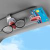 opq1 Car Sun Visor Sunglasses Card Ticket Holder Glasses Clip For VW GTI Golf 6 7 8 Polo Passat B6 Tiguan T-ROC Arteon Bora Jetta CC