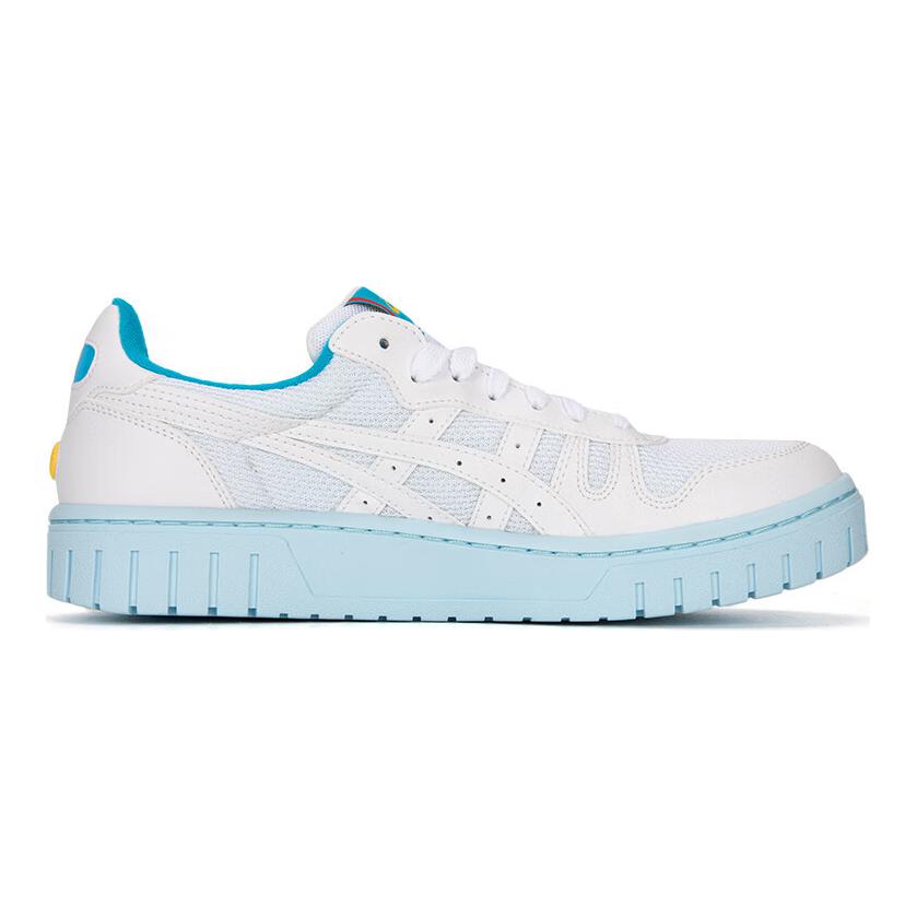 Doraemon x Asics Court MZ Низкие Детские Скейтбордические Кроссовки Бело-Синие Подростковые 1204A154-100