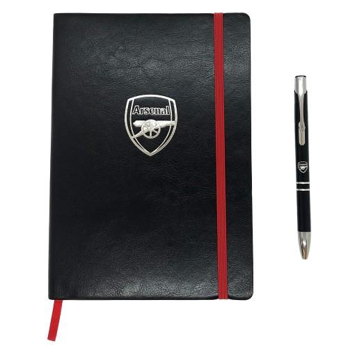 Arsenal FC Crest A5 Notebook & Pen