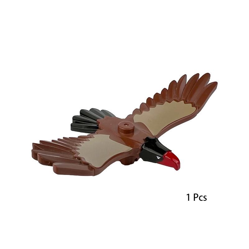 Jungle Ocean Animal Parts Compatible With LEGO Building Blocks Farm Bricks Toys Dinosaur Owl Snake Eagle Spider Fish