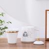 Chaxun Ceramic Office Tea Cup Set with Filter