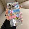 Прозрачный квадратный чехол-трубка для защиты iPhone 14 Pro Max 16 ProMax 15 Plus 12 13 11, защита от окисления, милый чехол с рисунком куклы