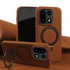 For Magsafe Bracket Ring Genuine Leather Case For OnePlus 15 15R 13S 13T 13R 13 Ace 6 6T 5 Pro Nord CE5 Back Cover Phone Case