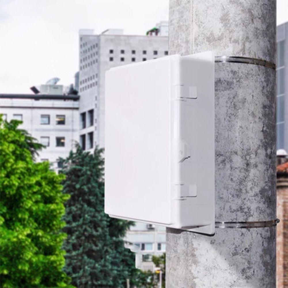 IP67 Electrical Junction Box Waterproof White Outdoor Sealed Switch Power Case Plastic Enclosure With Hasp Distribution Boxes