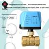 Electric Two-Way AC220V Brass Ball Valve Control Switch - Normally Open/Closed