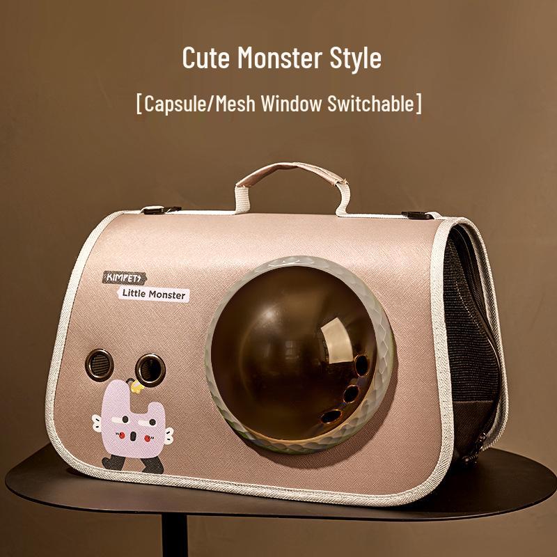Портативный рюкзак для кошек с прозрачным куполом для путешествий