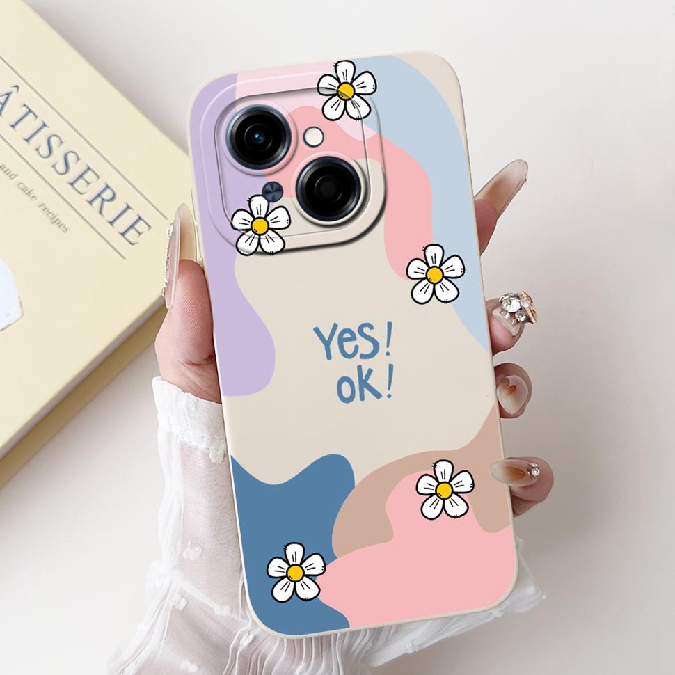 Чехол для Tecno Spark Go 1 Go1 Милый Мультяшный Чехол Мягкий Силикон Fundas Чехол для Телефона Для Tecno SparkGo Spark Go 2025 Задняя Крышка Capa